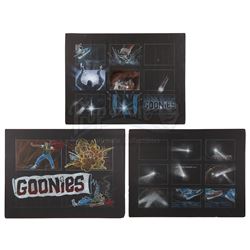 THE GOONIES (1985) - Mike Salisbury Hand-Drawn Teaser Trailer Alternate Ending Storyboards