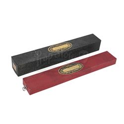 HARRY POTTER AND THE PHILOSOPHER'S STONE (2001) - Two Ollivanders Wand Boxes