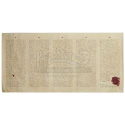 THE HUNGER GAMES (2012) - Treaty of Treason Scroll