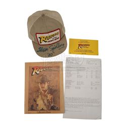 RAIDERS OF THE LOST ARK (1981) - Steven Spielberg-Autographed Crew Cap, Collector's Album, Call Shee