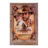 Image 1 : INDIANA JONES AND THE LAST CRUSADE (1989) - Harrison Ford and Cast Autographed One-Sheet Poster
