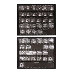 JAMES BOND: LIVE AND LET DIE (1973) - Pair of Contact Sheets Featuring James Bond (Roger Moore), Sol