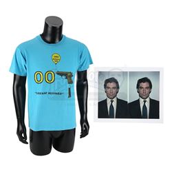 JAMES BOND: LICENCE TO KILL (1989) - James Bond's (Timothy Dalton) Passport Photos and Crew T-Shirt