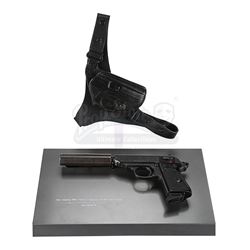 JAMES BOND: GOLDENEYE (1995) - James Bond's (Pierce Brosnan) Hero Walther PPK Pistol, Silencer and H