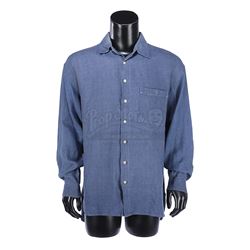 JAMES BOND: TOMORROW NEVER DIES (1997) - James Bond's (Pierce Brosnan) Blue Linen Shirt