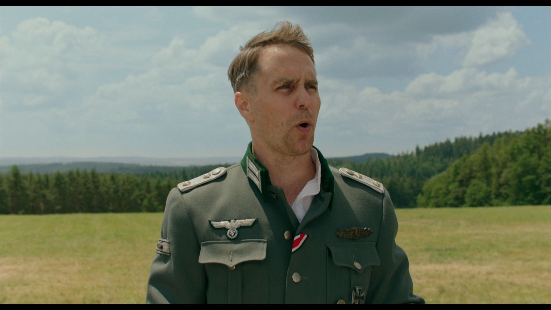 JOJO RABBIT (2019) - Captain Klenzendorf's (Sam Rockwell) Complete ...