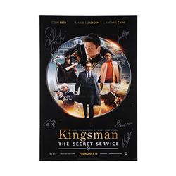 KINGSMAN: THE SECRET SERVICE (2014) - Cast Autographed One-Sheet Poster