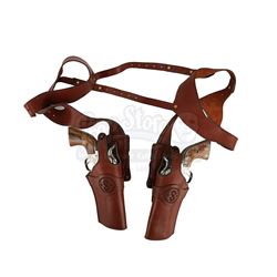 KINGSMAN: THE GOLDEN CIRCLE (2017) - Whiskey's (Pedro Pascal) Stunt Ruger Revolvers and Holster