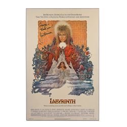 LABYRINTH (1986) - Jim Henson Autographed Poster