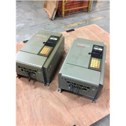 (2) MITSUBISHI FR-Z240-7.5KP INVERTER