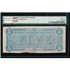 Image 2 : 1864 $5 Confederate States of America Note PMG 62EPQ