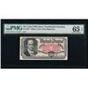 Image 1 : 50 Cent Fifth Issue Fractional Note PMG 65EPQ