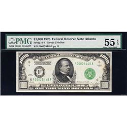 1928 $1000 Atlanta Federal Reserve Note PMG 55EPQ