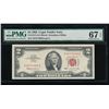 Image 1 : 1963 $2 Legal Tender Note PMG 67EPQ