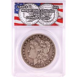 1899-S $1 Morgan Silver Dollar Coin ANACS Genuine