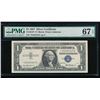Image 1 : 1957 $1 Silver Certificate STAR Note PMG 67EPQ