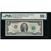 Image 1 : 1976 $2 Dallas Federal Reserve STAR Note PMG 66EPQ