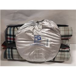 ONIVA OUTDOOR BLANKET TOTE & CAR WINDSHIELD SHADE