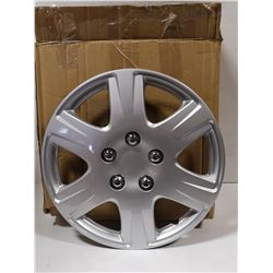 LOT OF 4 STANDARD PLASTIC HUB CAPS