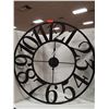 Image 1 : 40 INCH DECORATIVE WALL CLOCK TAKES BATTERIES