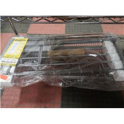 CHILD OR PET SAFTEY GATE. MAY BE MISSING HARDWARE