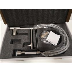 STAINLESS STEEL KITCHEN FAUCET WITH POWER SPRAYER