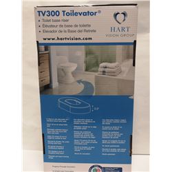 TV 300 TOILEVATOR, TOILET BASE RISER.