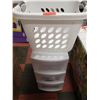 Image 1 : STERILITE LAUNDRY BASKET AND 3 DRAWER ORGANISER