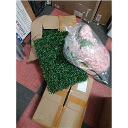 LOT OF FAUX GARDEN SUPPLIES