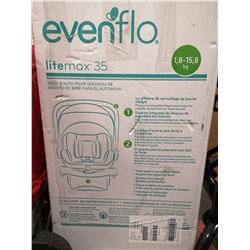 EVENFLO LITEMAX 35 CAR SEAT REAR FACING 4 - 35LBS