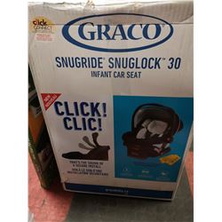 GRACO SNUGRIDE SNUGLOCK 30 CAR SEAT 4- 30LBS