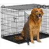 Image 1 : 2 DOOR FOLDING DOG CRATE