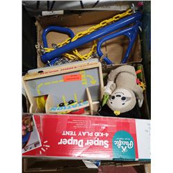 2 BOXES CONTAINING KIDS TOYS AND MORE