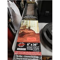 LOT OF 4 BOXES TIVOLI II PLANKS REAL HARDWOOD LOOK