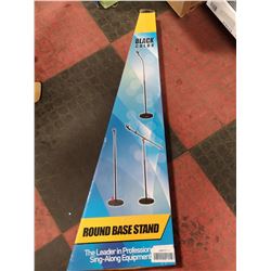 ADJUSTABLE HIEGHT BLACK MICROPHONE STAND