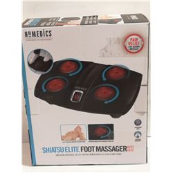 HOMEDICS SHIATSU ELITE FOOT MASSAGER/ W HEAT