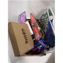FLAT OF ASSORTED PET ITEMS