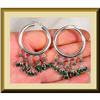 Image 1 : Green Onyx MASTERPIECE sterling Earrings #1232811
