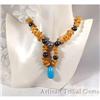 Image 1 : AWESOME Baltic Amber Sterling Necklace #1232838
