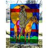 Image 1 :  Native American chief Window Painting #1232878