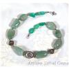 Adventurine Gemstone Sterling Necklace~134 #1232933