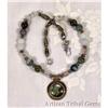 Agate STERLING Silver Necklace #1232944