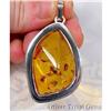 Brilliant Sunset Cognac Baltic Amber Pendant #1232968