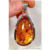  Sunny  Sterling Silver Baltic Amber Pendant #1232971