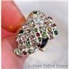 Image 1 : Tourmaline Gemstone Sterling Ring SIZE 8 #1232981