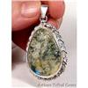 Image 1 : Alluring Blue  Amber Sterling Pendant #1232989