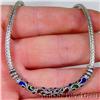 Image 1 : Classy Handmade Thai Sterling Enamel Necklace #1233023