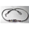 Image 1 : Finest of Thai Enamelled Silver Choker #1233032