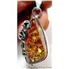 Image 1 : Richly Crafted Baltic Amber Sterling #1233046