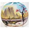 Image 1 : Crystal Inside Painting Snuff Bottle PEACEFUL #1233062